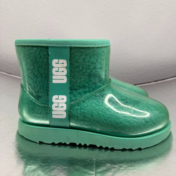 Ugg Clear Green Boots - Picture 1 of 8